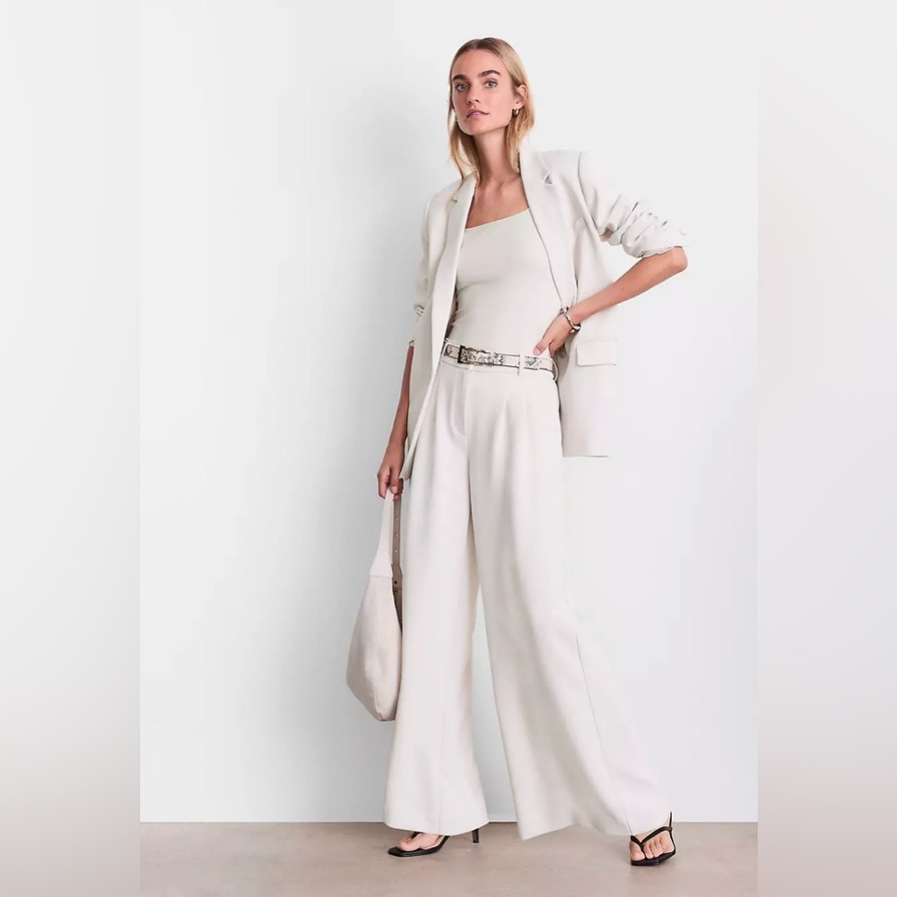 NWT Loft Versa crepe drape palazzo pant size 2